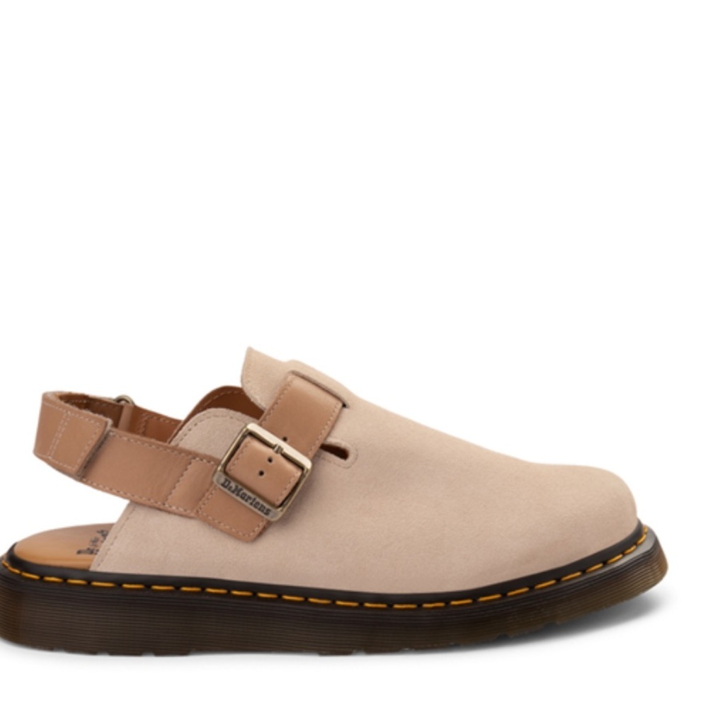 Dr Martens Jorge II Parchment Beige Suede Sandals Size 11 Mens or 12 Woman’s NIB